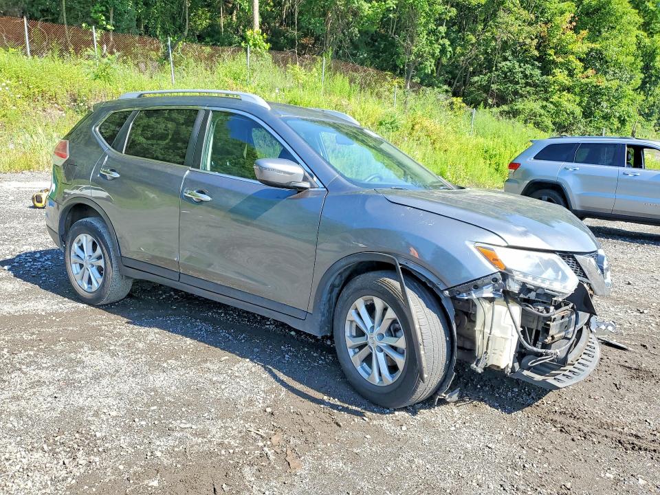 2016 Nissan Rogue VIN KNMAT2MV5GP657357 COPART salvage auction — FRONT END, Ny - Mv-907A Salvage Certificate, sold $475 on 2026-07-16 (photo 4)