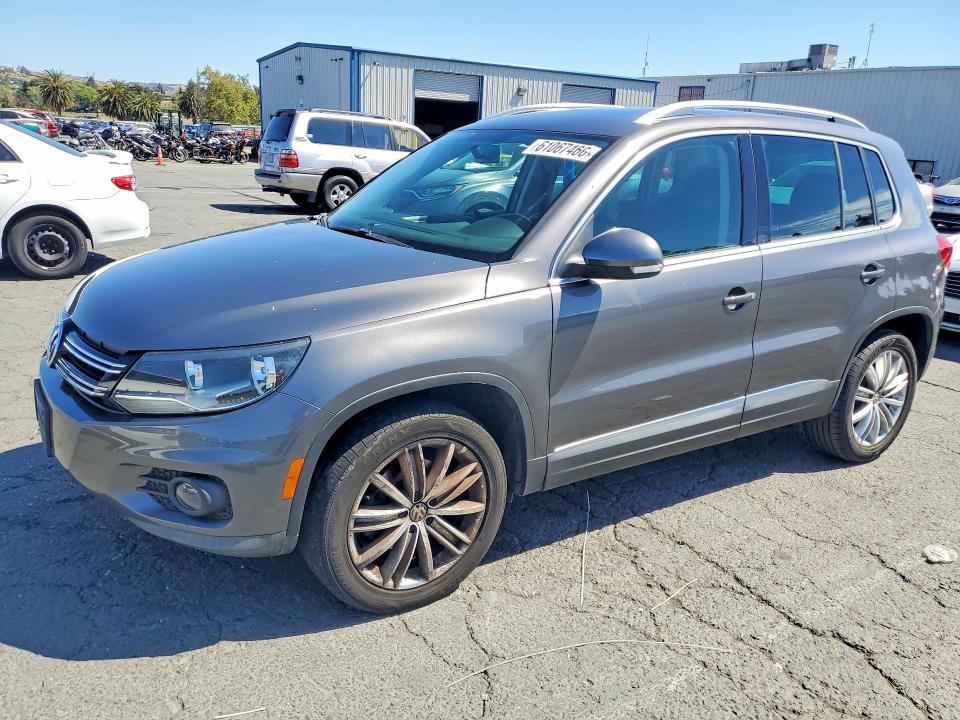 2013 Volkswagen Tiguan VIN WVGAV7AX1DW547741 COPART salvage auction — MECHANICAL, CA - DIS/DLR/EXP ONLY CLEAN TITLE, sold $600 on 2026-07-24 (photo 1)