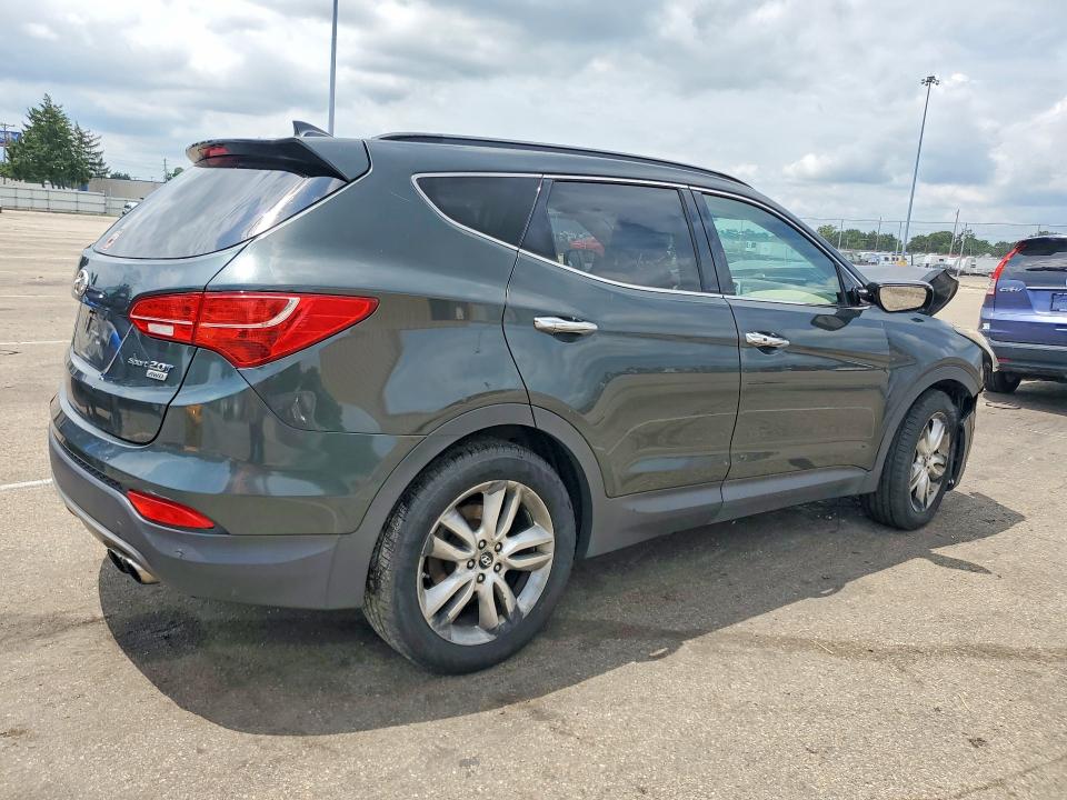 2013 Hyundai Santa fe VIN 5XYZUDLA2DG095376 COPART salvage auction — FRONT END, Oh - Cert Of Title-Salvage, sold $375 on 2026-07-31 (photo 3)