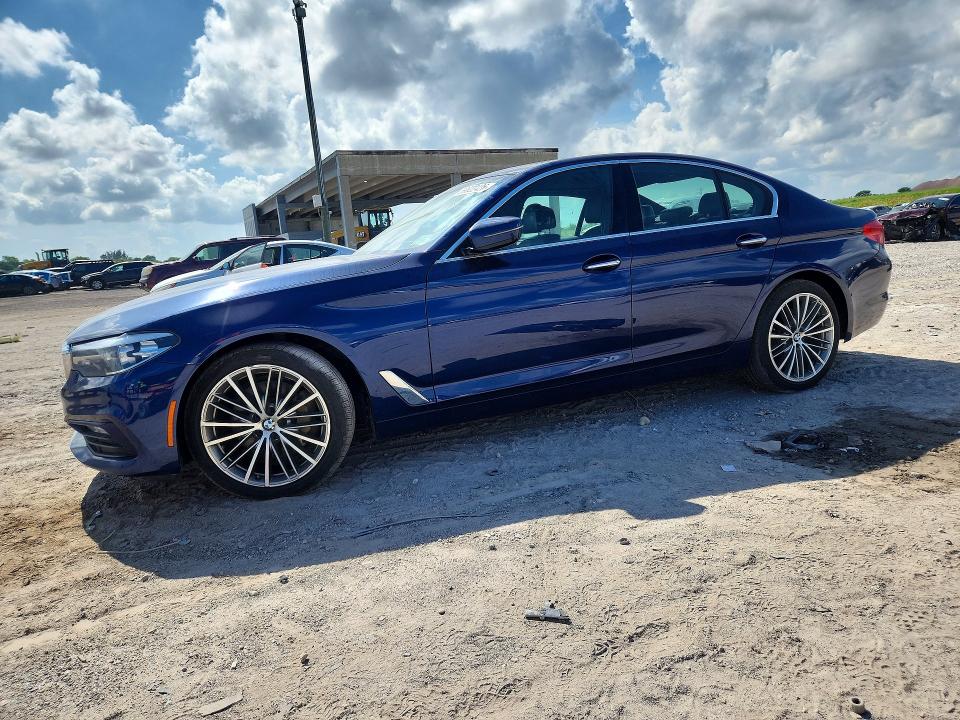 2018 BMW 5er VIN WBAJE7C55JG891379 COPART salvage auction — REAR END, Nj - Certificate Of Title, sold $5,700 on 2026-07-21 (photo 1)