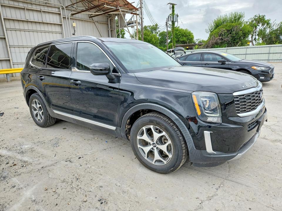 2020 Kia Telluride VIN 5XYP34HC4LG035375 COPART salvage auction — FRONT END, TX - SALVAGE VEHICLE TITLE, sold $40 on 2026-07-28 (photo 4)