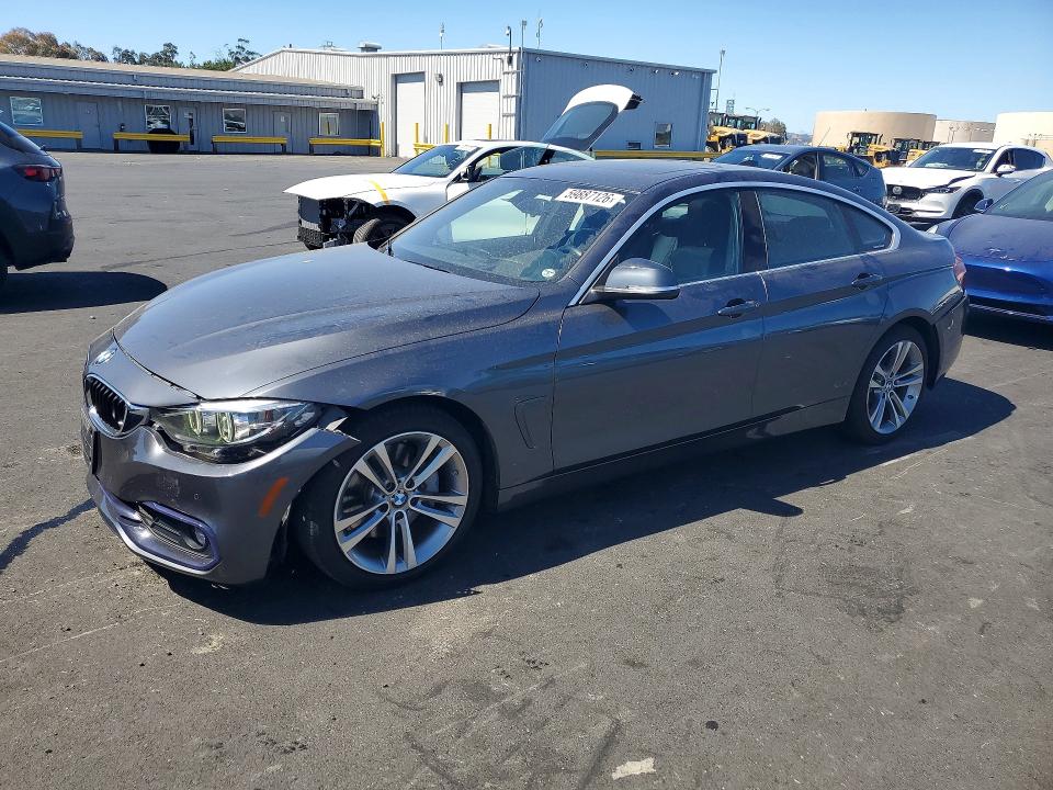 2019 BMW 4 series VIN WBA4J5C59KBU79073 COPART salvage auction — FRONT END, Ca - Salvage Certificate, sold $11,200 on 2026-08-19 (photo 1)