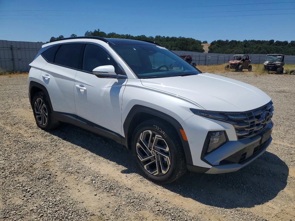 2025 Hyundai Tucson VIN KM8JFDD25SU264585 COPART salvage auction — REAR END, Ca - Salvage Certificate, sold $12,600 on 2026-07-31 (photo 4)