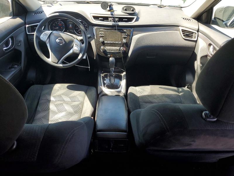 2016 Nissan Rogue VIN 5N1AT2MT0GC768593 COPART salvage auction — REAR END, Ca - Salvage Certificate, sold $1,400 on 2026-07-31 (photo 8)