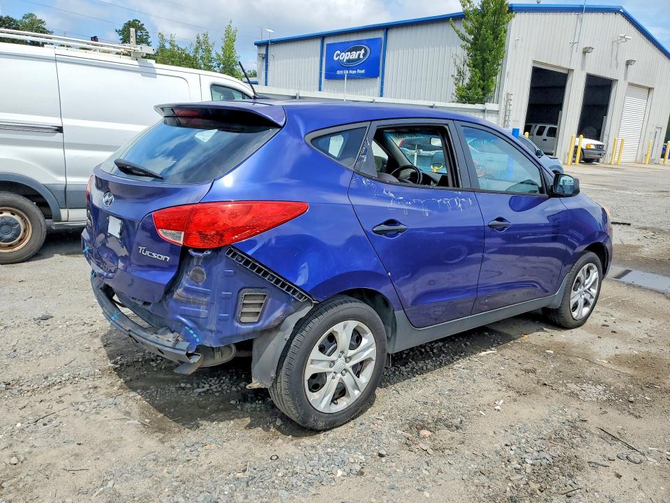 2011 Hyundai Tucson VIN KM8JT3AB6BU265199 COPART salvage auction — REAR END, GA - CERT OF TITLE-SALVAGE (P), sold $1,650 on 2026-07-20 (photo 3)