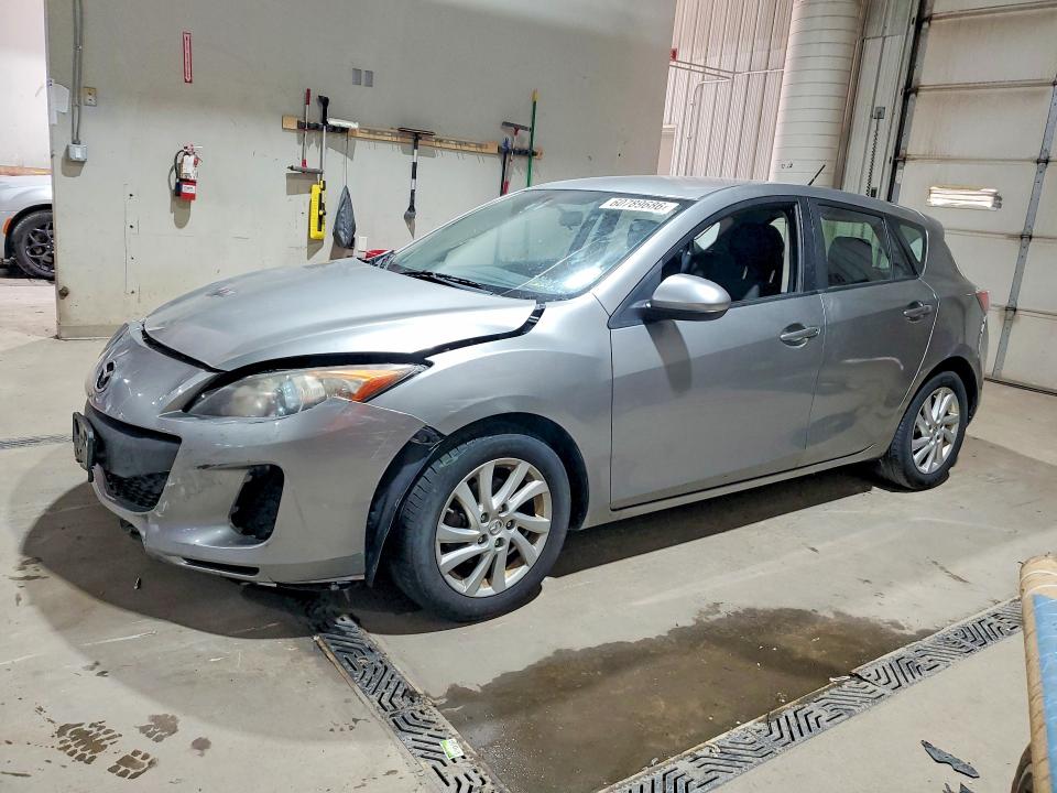 2012 Mazda 3 VIN JM1BL1L87C1659618 COPART salvage auction — FRONT END, PA - CERT OF SALV-R=RECONSTRUCTED, sold $100 on 2026-07-23 (photo 1)