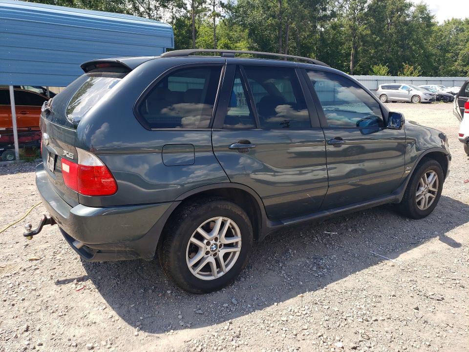 2005 BMW X5 VIN 5UXFA13535LY11834 COPART salvage auction — ENGINE BURN, Ga - Cert Of Title-Salvage, sold $200 on 2026-07-28 (photo 3)