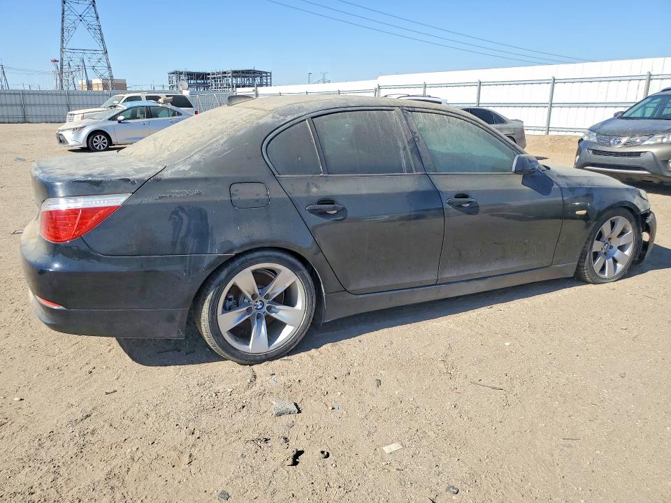 2008 BMW 5 series VIN WBANU535X8CT17421 COPART salvage auction — FRONT END, Ca - Dis/Dlr/Exp Clean W/Salv Hist, sold $375 on 2026-08-03 (photo 3)
