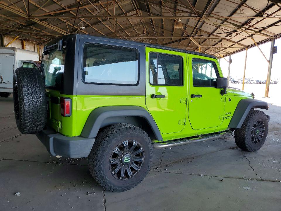 2012 Jeep Wrangler / VIN 1C4BJWDG4CL283697 COPART salvage auction — FRONT END, AZ - CERTIFICATE OF TITLE, sold $250 on 2026-08-03 (photo 3)