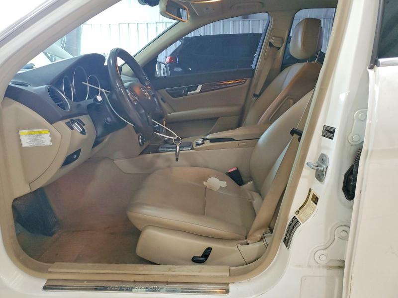 2013 Mercedes-benz C-klasse VIN WDDGF8AB0DA857789 COPART salvage auction — FRONT END, Pa - Cert Of Title, sold $525 on 2026-08-05 (photo 7)