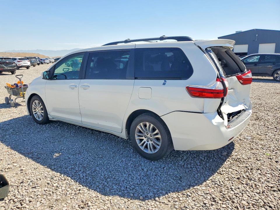 2017 Toyota Sienna VIN 5TDYZ3DC2HS889388 COPART salvage auction — REAR END, Ut - Salvage Certificate, sold $8,100 on 2026-08-21 (photo 2)