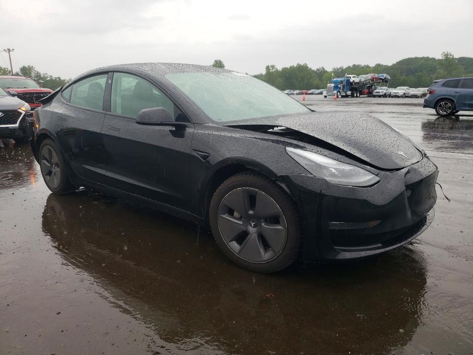 2023 Tesla Model 3 VIN 5YJ3E1EAXPF682953 COPART salvage auction — REAR END, Ct - Cert Of Title-Salvage, sold $3,000 on 2026-07-28 (photo 4)
