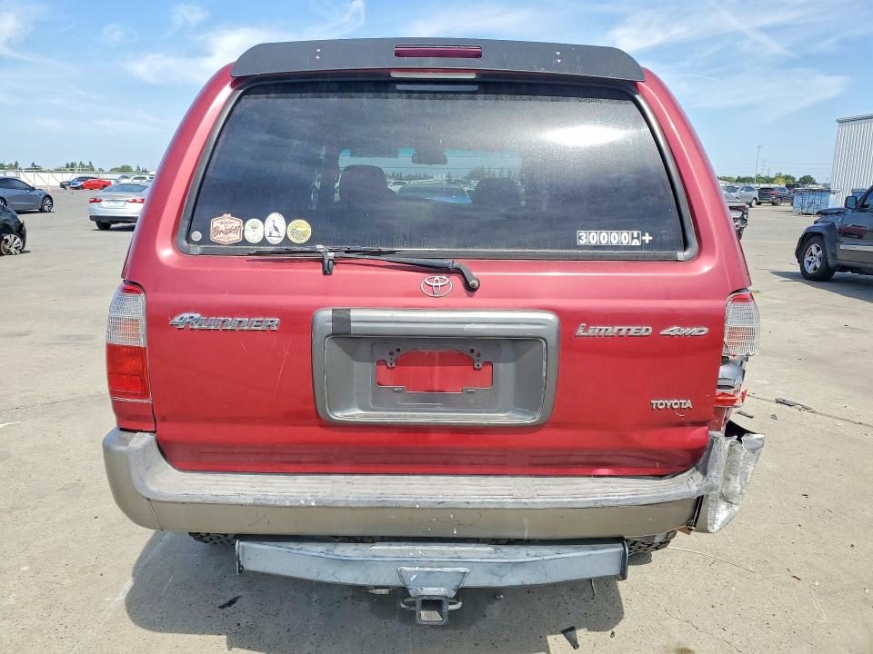 1999 Toyota 4runner VIN JT3HN87R0X0208515 COPART salvage auction — FRONT END, Ca - Salvage Certificate, sold $2,300 on 2026-07-13 (photo 6)