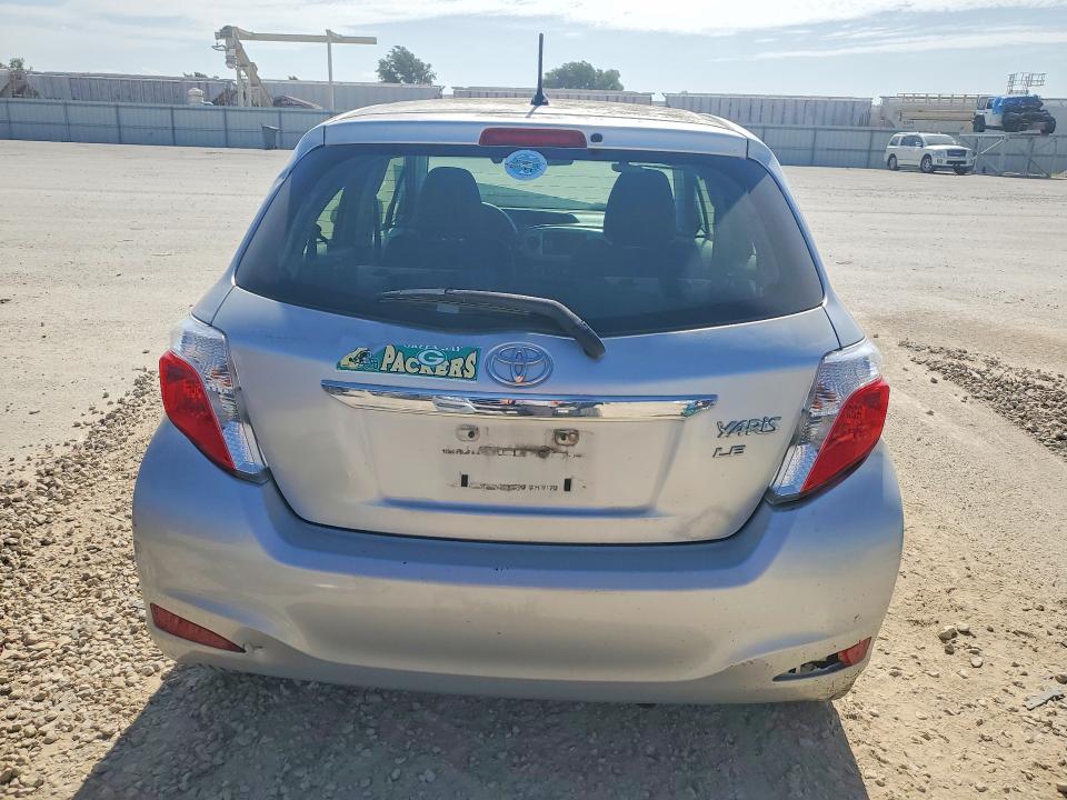 2012 Toyota Yaris VIN JTDKTUD38CD524196 COPART salvage auction — FRONT END, Mt - Dealer Only Clean Title, sold $200 on 2026-07-23 (photo 6)