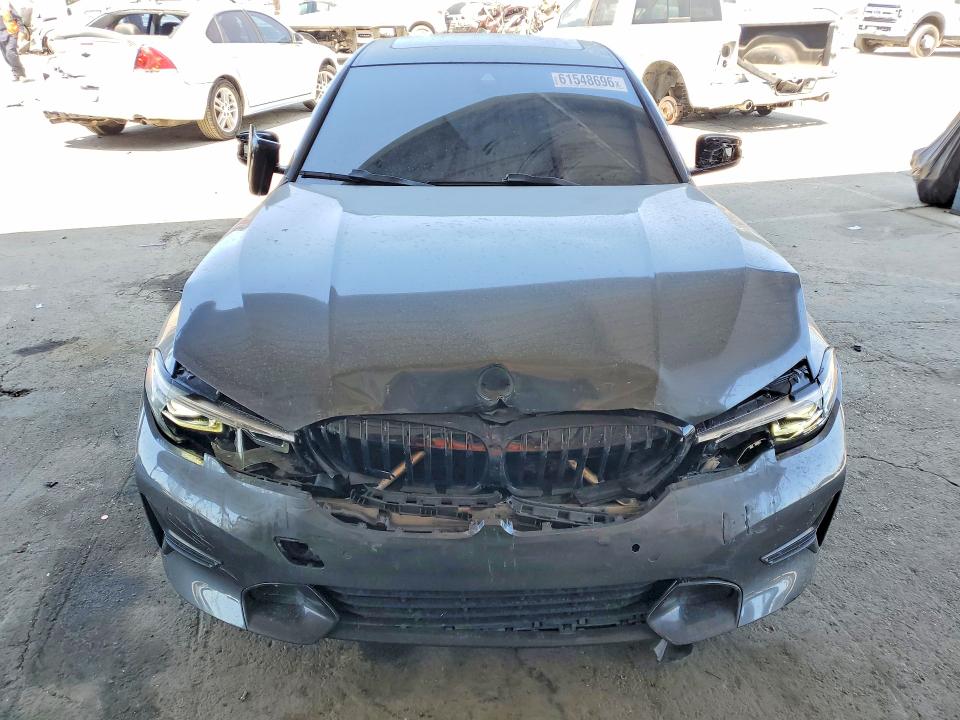 2020 BMW 3er VIN 3MW5R7J05L8B05661 COPART salvage auction — FRONT END, Ca - Salvage Certificate, sold $8,600 on 2026-08-24 (photo 5)