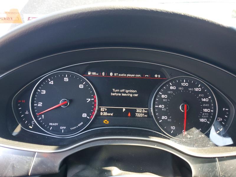 2018 Audi A6 VIN WAUC8AFC5JN047068 COPART salvage auction — FRONT END, CO - DIS/DLR/EXP ONLY CLEAN TITLE, sold $3,000 on 2026-08-05 (photo 9)