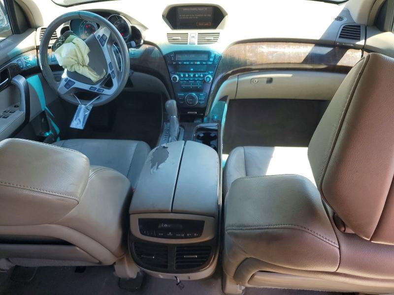 2013 Acura Mdx VIN 2HNYD2H3XDH521773 COPART salvage auction — FRONT END, Ca - Salvage Certificate, sold $550 on 2026-07-23 (photo 8)