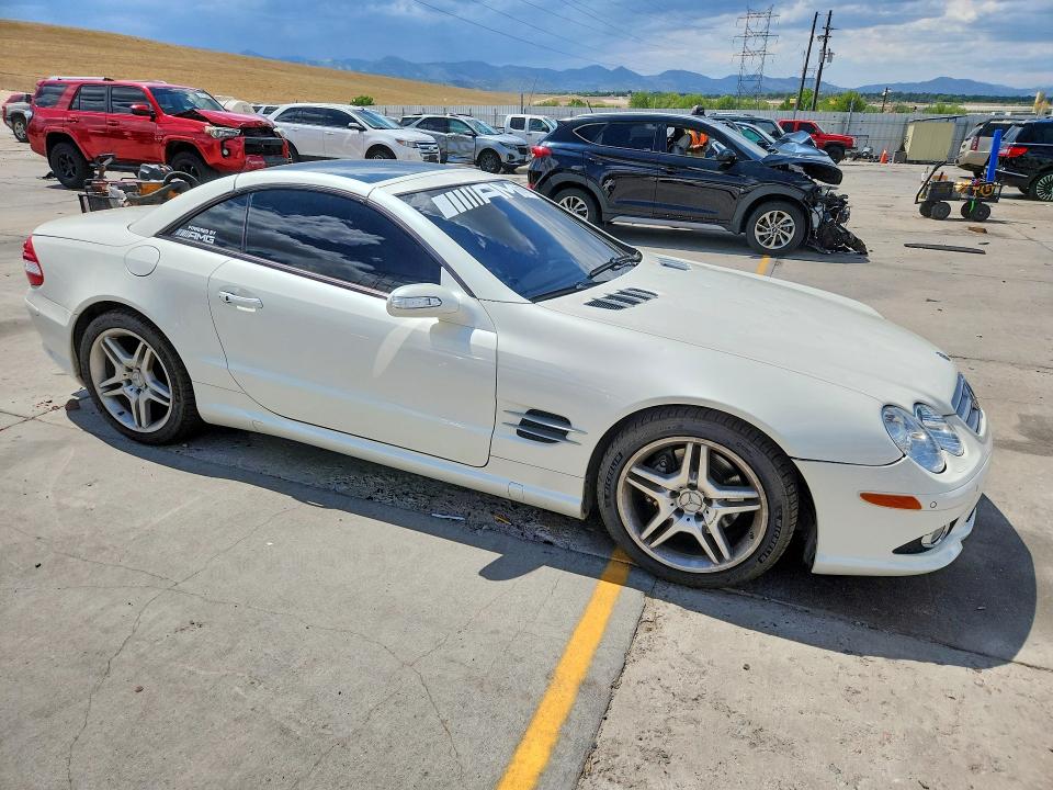 2007 Mercedes-benz Sl-klasse VIN WDBSK71F67F134967 COPART salvage auction — HAIL, Co - Cert Of Title-Rebuilt Salvage, sold $6,300 on 2026-08-12 (photo 4)