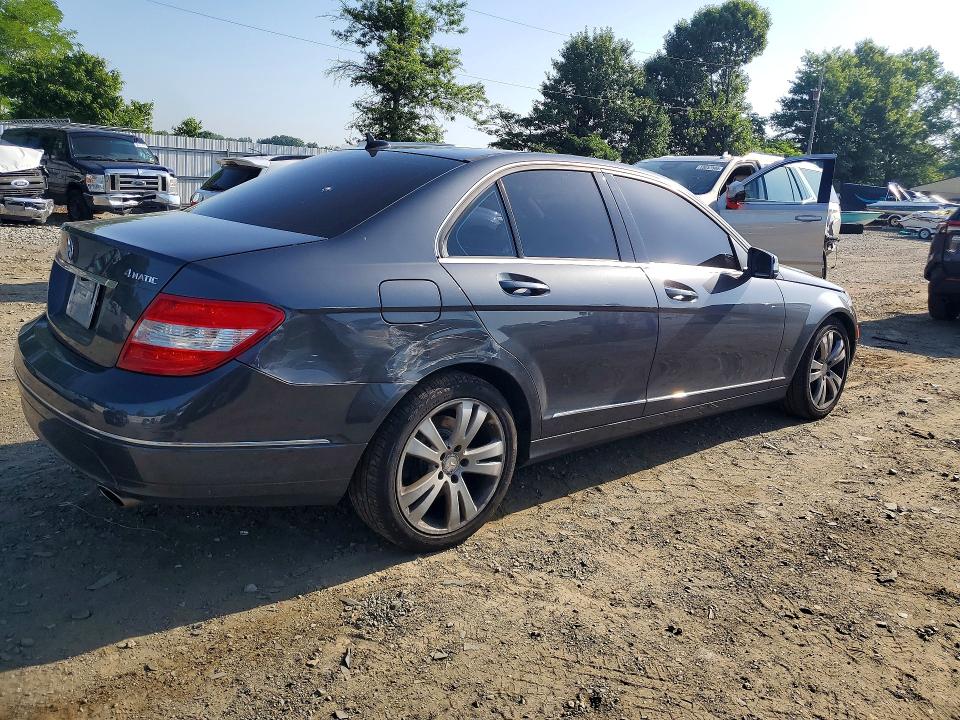 2011 Mercedes-benz C class VIN WDDGF8BB4BF542170 COPART salvage auction — SIDE, Nj - Cert Of Title-Salvage, sold $425 on 2026-07-27 (photo 3)