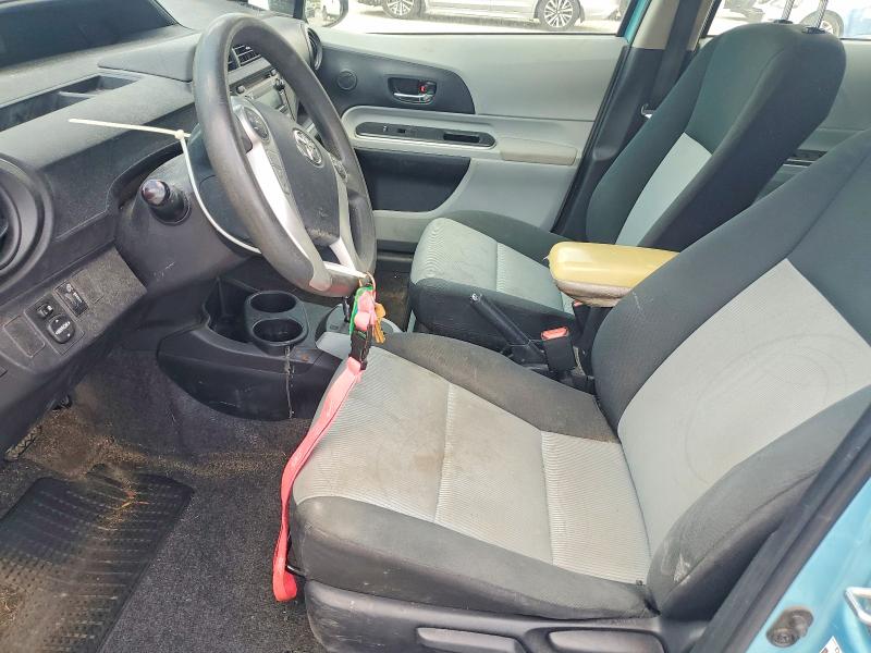 2014 Toyota Prius c VIN JTDKDTB34E1079597 COPART salvage auction — NORMAL WEAR, Ny - Certificate Of Title, sold $1,150 on 2026-07-20 (photo 7)