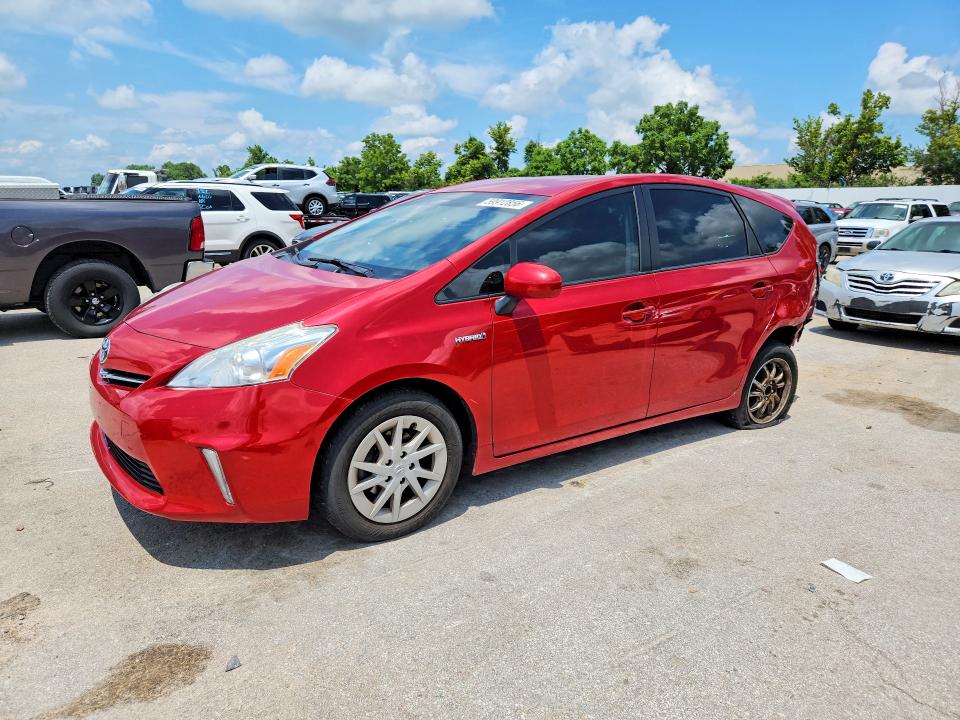 2012 Toyota Prius VIN JTDZN3EU7C3030461 COPART salvage auction — HAIL, Salvage Title, sold $175 on 2026-07-28 (photo 1)