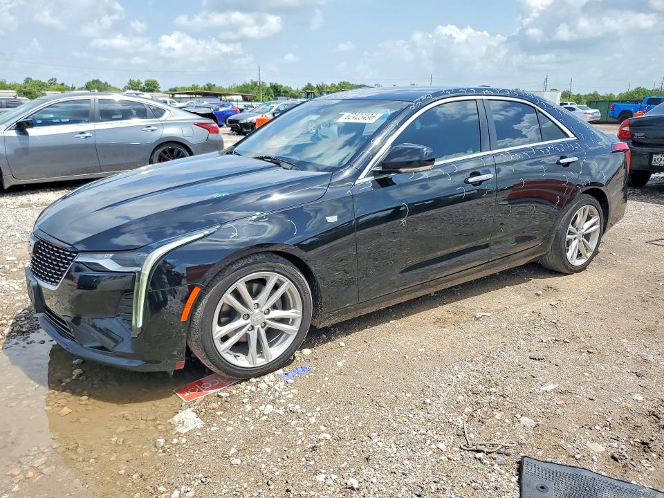 2021 Cadillac Ct4 VIN 1G6DA5RK6M0120572 COPART salvage auction — HAIL, Tx - Certificate Of Title, sold $7,400 on 2026-08-27 (photo 1)