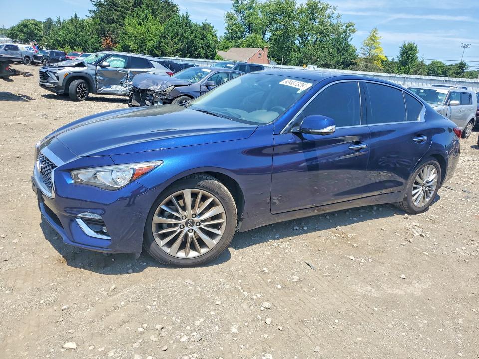 2021 Infiniti Q50 VIN JN1EV7BRXMM752320 — COPART salvage auction photo