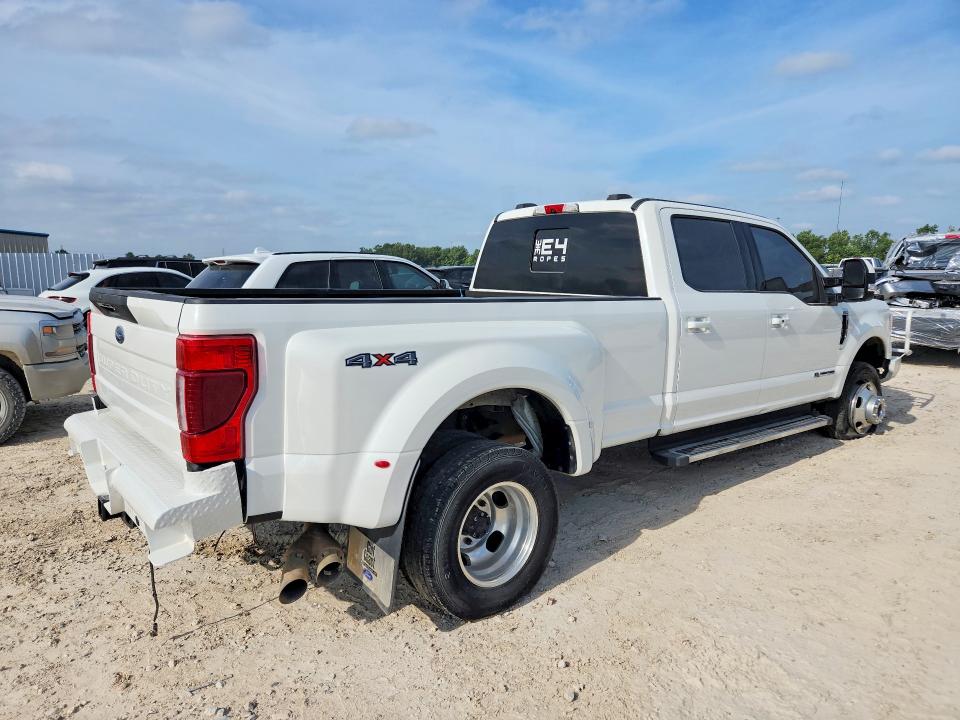 2021 Ford F-350 super duty VIN 1FT8W3DT6MED28782 COPART salvage auction — FRONT END, Tx - Salvage Vehicle Title, sold $7,600 on 2026-07-28 (photo 3)
