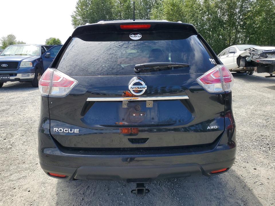 2016 Nissan Rogue VIN KNMAT2MV4GP594347 COPART salvage auction — MINOR DENT/SCRATCHES, WA - VEHICLE CERT OF OWNERSHIP-TITL, sold $2,600 on 2026-07-13 (photo 6)