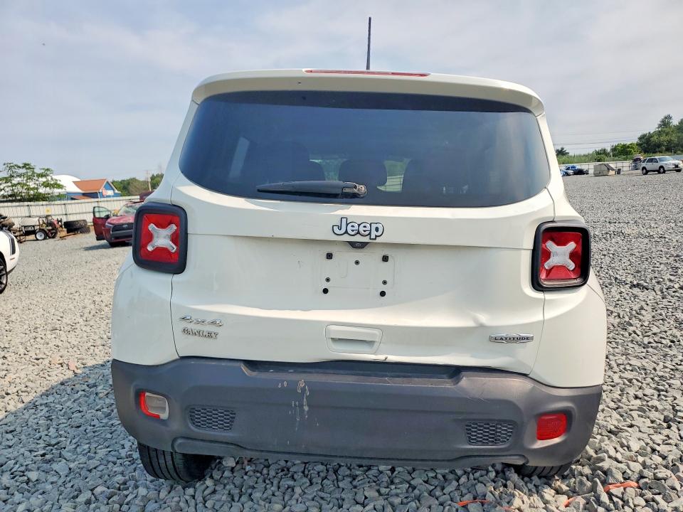 2021 Jeep Renegade VIN ZACNJDBB1MPN34212 COPART salvage auction — HAIL, Oh - Cert Of Title-Salvage, sold $3,300 on 2026-08-20 (photo 6)