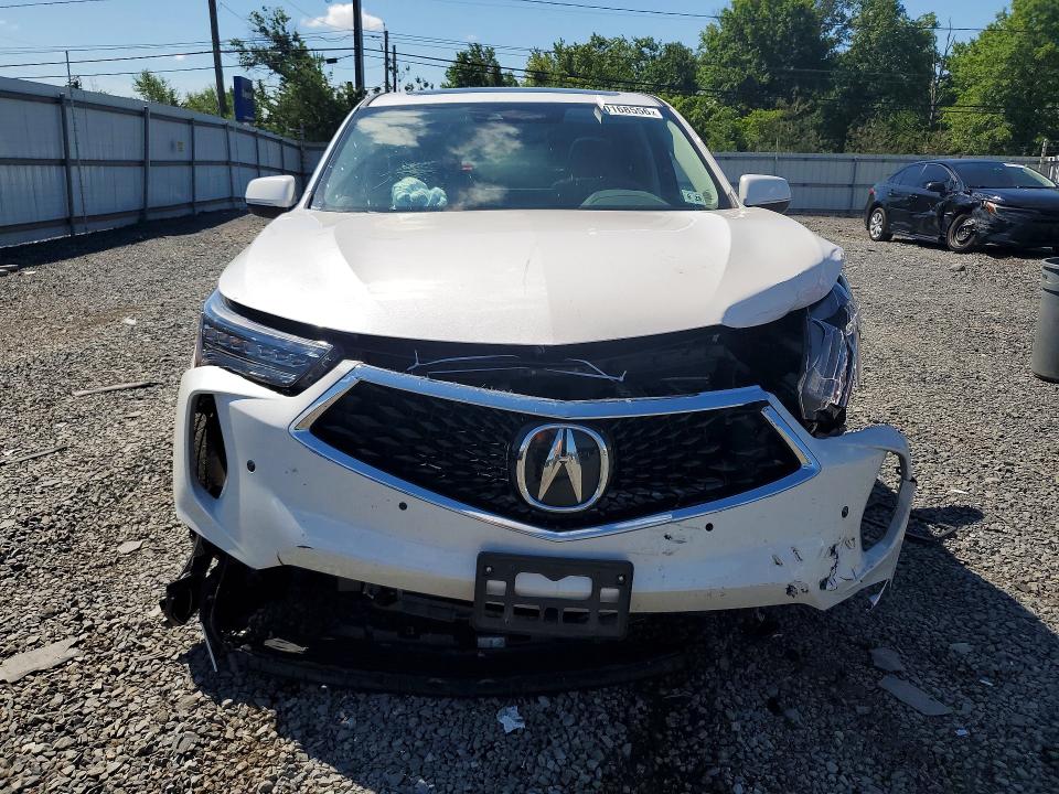 2024 Acura Rdx VIN 5J8TC2H55RL037719 COPART salvage auction — FRONT END, Nj - Cert Of Title-Salvage, sold $10,100 on 2026-08-28 (photo 5)