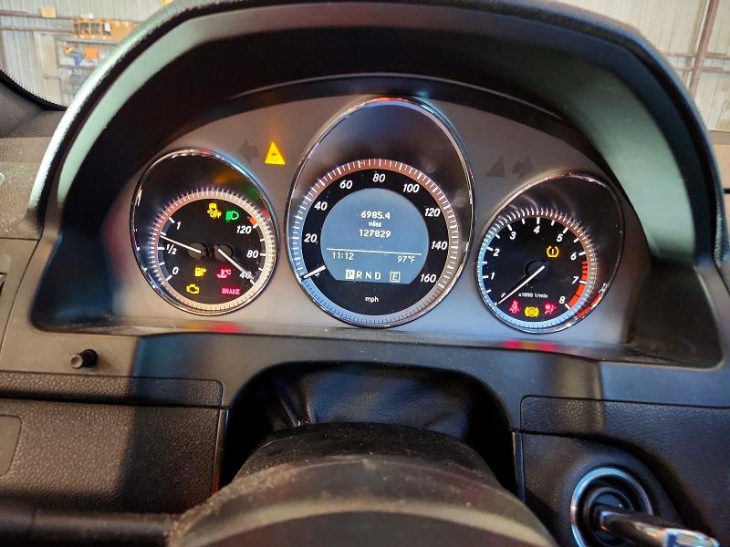 2011 Mercedes-benz C class VIN WDDGF8BB4BR140485 COPART salvage auction — WATER/FLOOD, FL - CERT OF TITLE-SLVG REBLD FLOOD, sold $525 on 2026-07-13 (photo 9)