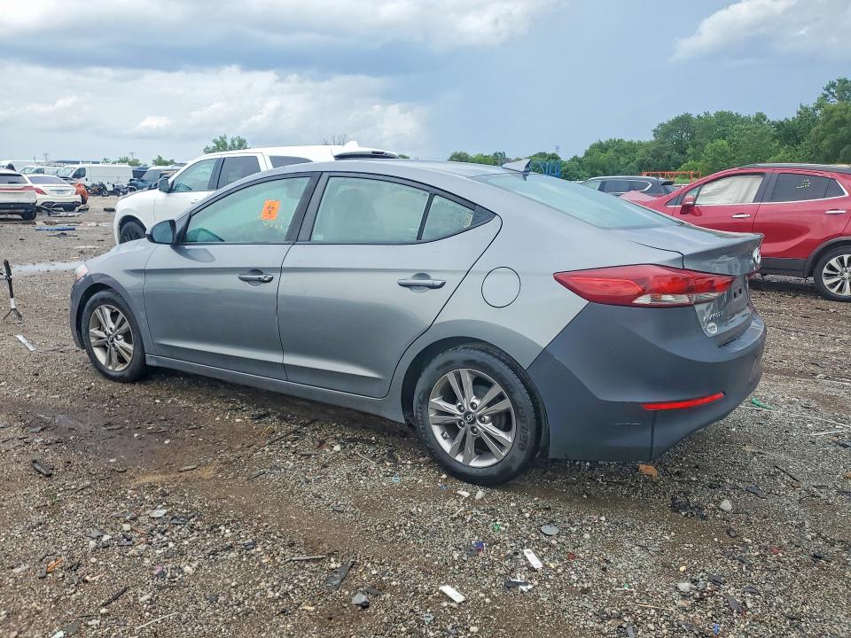 2017 Hyundai Elantra VIN KMHD84LF2HU386017 COPART salvage auction — WATER/FLOOD, Il - Salvage Cert-Flood, sold $850 on 2026-07-31 (photo 2)