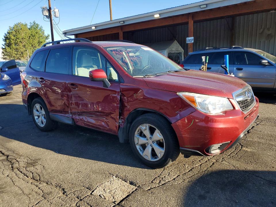2015 Subaru Forester VIN JF2SJAFC1FH537419 COPART salvage auction — SIDE, CO - SALVAGE TITLE (P), sold $2,200 on 2026-07-28 (photo 4)