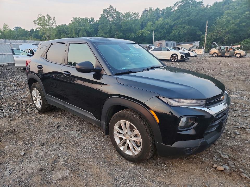 2021 Chevrolet Trailblazer VIN KL79MMS20MB179004 COPART salvage auction — FRONT END, Ny - Certificate Of Title, sold $3,100 on 2026-07-28 (photo 4)