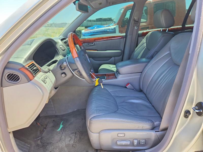 2002 Lexus Ls 430 VIN JTHBN30F420082235 COPART salvage auction — FRONT END, Ca - Dis/Dlr/Exp Only Clean Title, sold $1,700 on 2026-07-21 (photo 7)