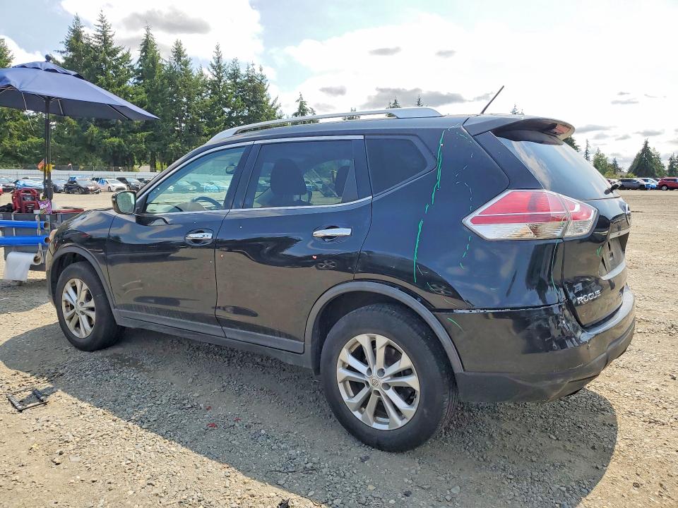 2016 Nissan Rogue VIN KNMAT2MVXGP698471 COPART salvage auction — REAR END, Wa - Bill Of Sale, sold $1,200 on 2026-07-28 (photo 2)