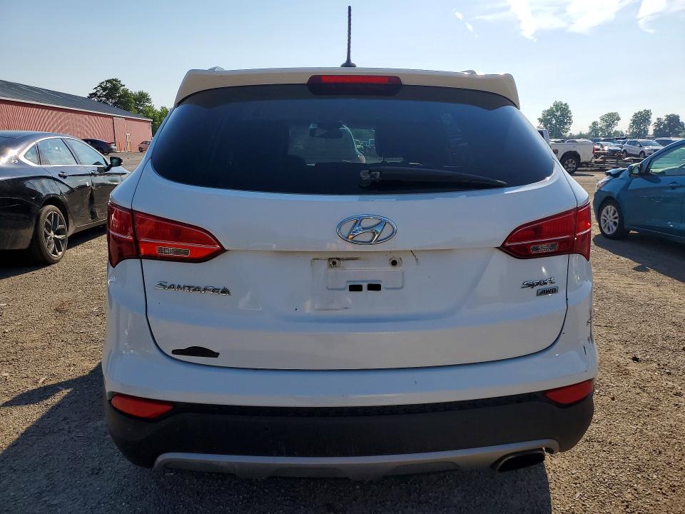 2013 Hyundai Santa fe VIN 5XYZUDLB6DG119218 COPART salvage auction — FRONT END, ON - PERMIT NO BRAND - UNFIT, sold $350 on 2026-07-28 (photo 6)