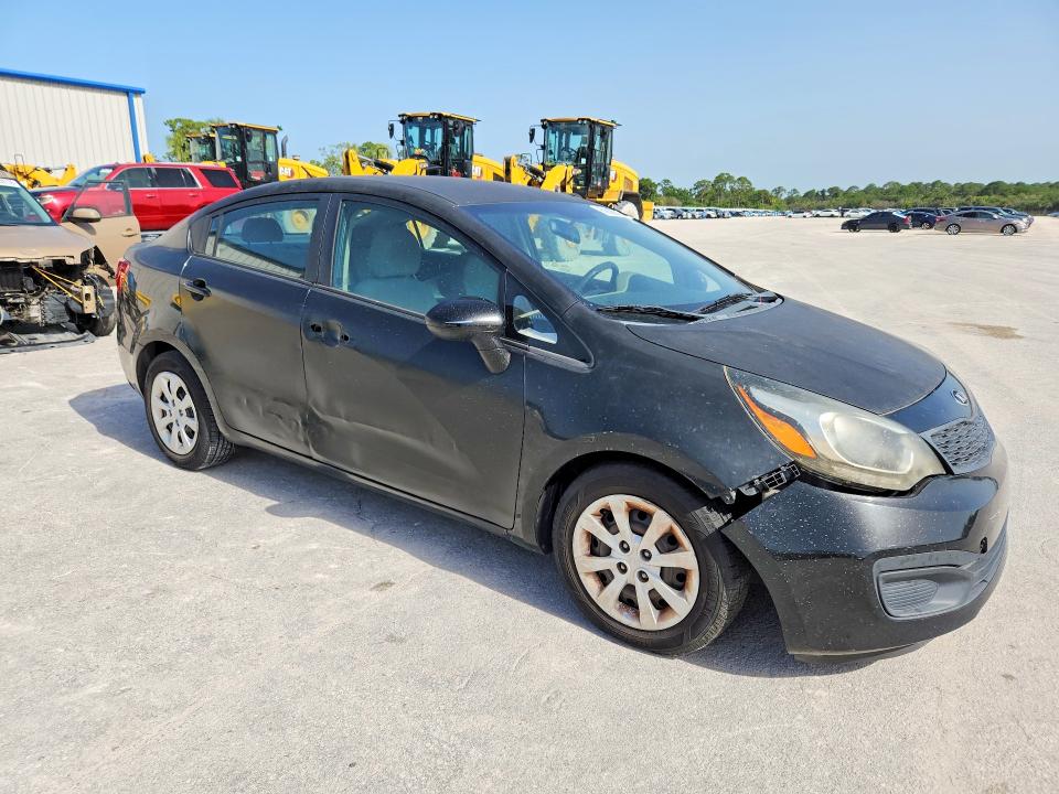 2015 Kia Rio VIN KNADM4A30F6487225 COPART salvage auction — FRONT END, Fl - Certificate Of Title (P), sold $225 on 2026-07-29 (photo 4)