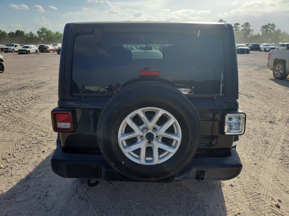 2023 Jeep Wrangler / VIN 1C4HJXDG4PW657343 COPART salvage auction — REAR END, Tx - Salvage Vehicle Title, sold $17,700 on 2026-07-28 (photo 6)
