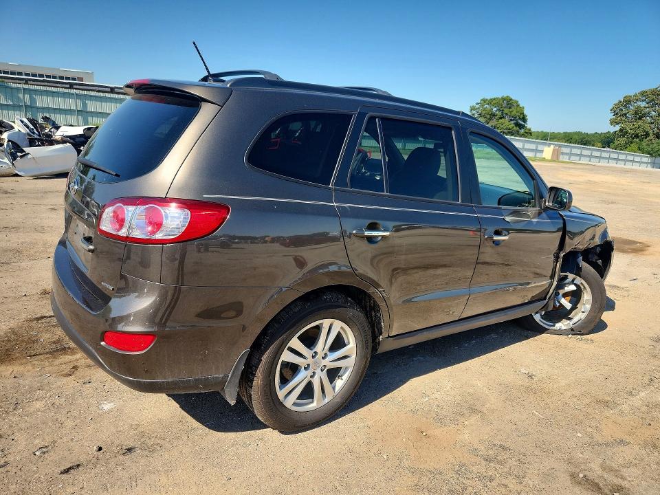 2012 Hyundai Santa fe VIN 5XYZK4AG4CG145903 COPART salvage auction — FRONT END, Wi - Certificate Of Title, sold $2,500 on 2026-07-28 (photo 3)