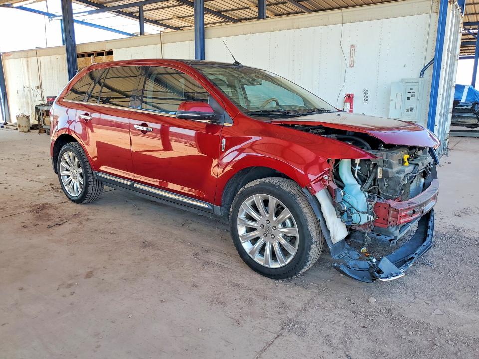 2013 Lincoln Mkx VIN 2LMDJ6JK3DBL39308 COPART salvage auction — FRONT END, AZ - CERT OF TITLE - SALVAGE, sold $1,800 on 2026-07-23 (photo 4)
