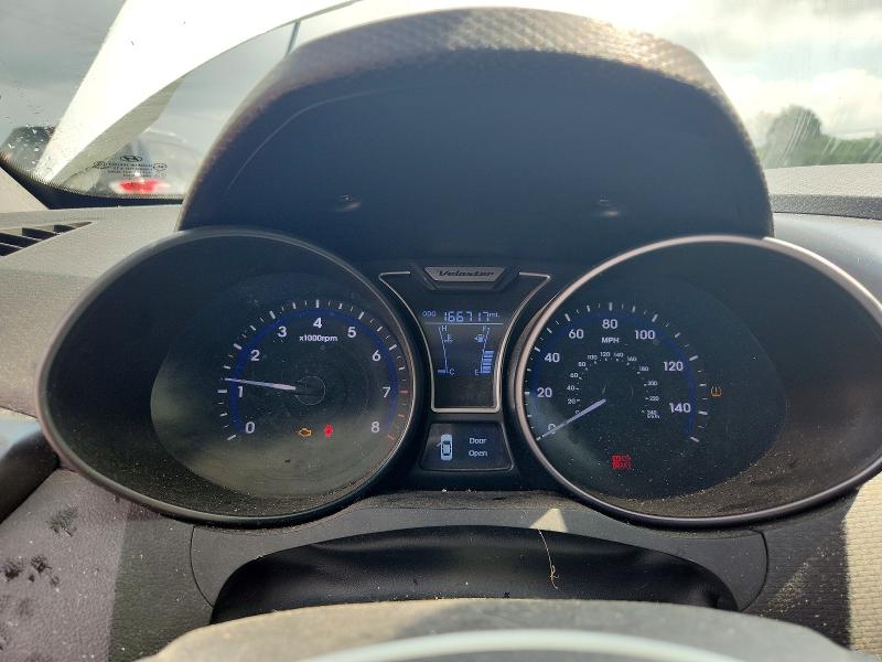 2014 Hyundai Veloster VIN KMHTC6AE4EU188874 COPART salvage auction — FRONT END, Salvage Title, sold $775 on 2026-07-22 (photo 9)