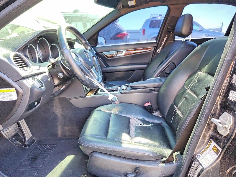 2014 Mercedes-benz VIN WDDGF4HB4EA921025 COPART salvage auction — DAMAGE HISTORY, Ca - Dis/Dlr/Exp App For Dup Salvag, sold $425 on 2026-08-20 (photo 7)