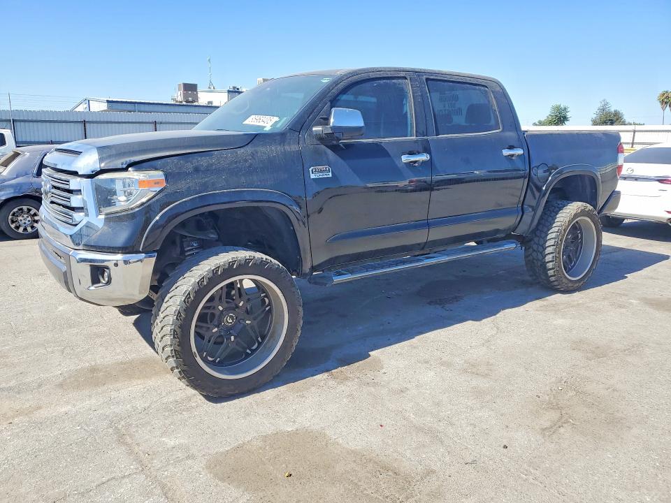 2018 Toyota Tundra VIN 5TFAW5F14JX691011 COPART salvage auction — MINOR DENT/SCRATCHES, Ca - Salvage Certificate, sold $2,100 on 2026-07-31 (photo 1)