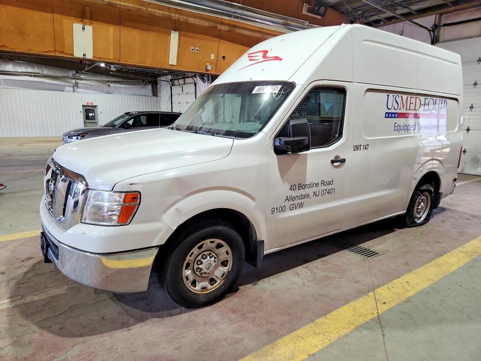 2013 Nissan Nv 2500 VIN 1N6AF0LYXDN106627 COPART salvage auction — MINOR DENT/SCRATCHES, Nj - Certificate Of Title (P), sold $500 on 2026-08-02 (photo 1)