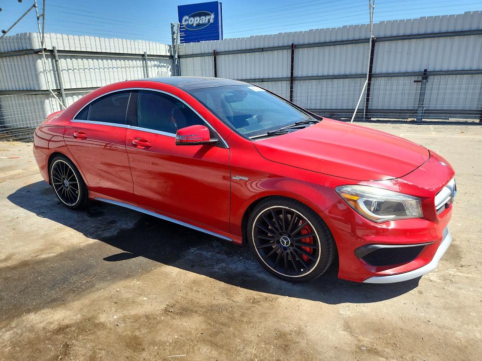 2014 Mercedes-benz Cla-klasse amg VIN WDDSJ5CB3EN076649 COPART salvage auction — SIDE, Ca - Salvage Certificate, sold $4,300 on 2026-08-07 (photo 4)
