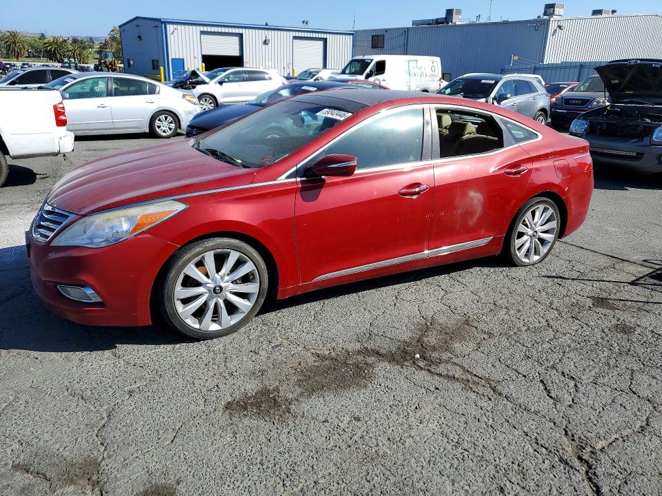 2013 Hyundai Azera VIN KMHFH4JG4DA255977 COPART salvage auction — MECHANICAL, Wv - Dis/Dlr/Exp Only Clean Title, sold $550 on 2026-07-10 (photo 1)