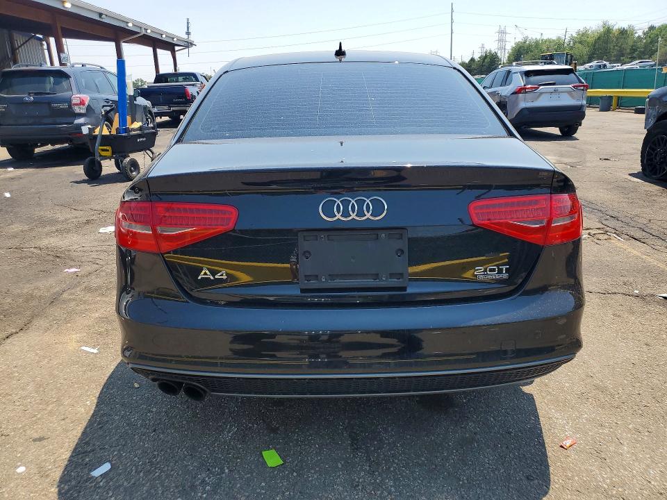 2015 Audi A4 VIN WAUBFAFL2FN023920 COPART salvage auction — FRONT END, Co - Public - Salvage Title, sold $1,500 on 2026-07-09 (photo 6)