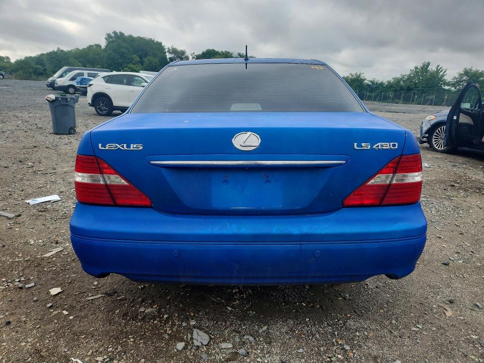 2005 Lexus Ls VIN JTHBN36F555023760 COPART salvage auction — FRONT END, Md - Cert Of Salvage > 75% Damage, sold $900 on 2026-07-16 (photo 6)